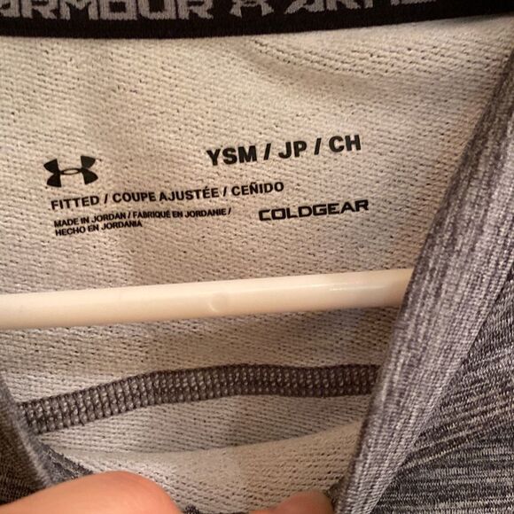 Under Armour Boys' Armour ColdGear Long-Sleeve T-Shirt - Picture 3 of 4